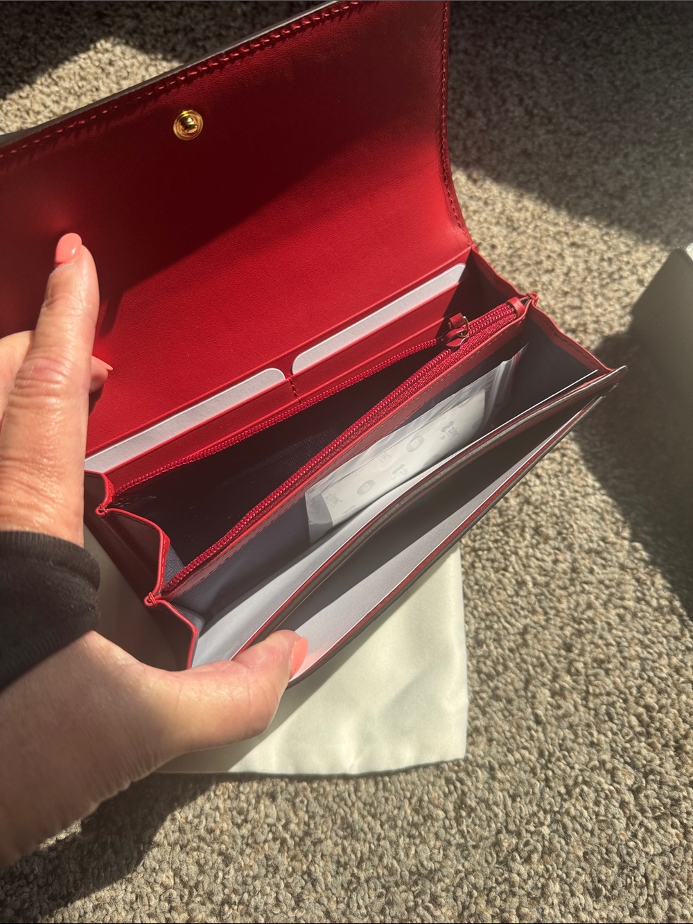 Gucci GG Bloom Continental Wallet in Blue and Green - Picture 5 of 5